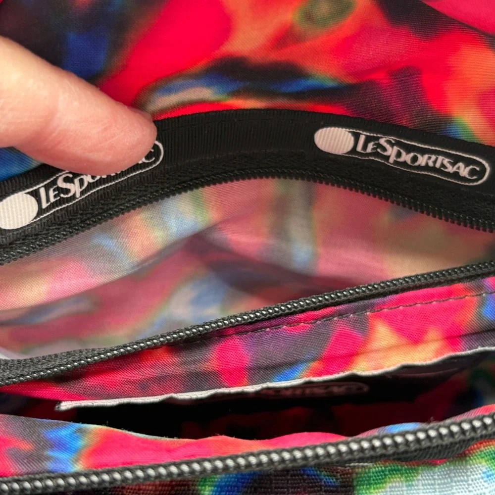 LeSportsac X Baron Von Fancy Tie Dye Fanny Pack Crossbody Waist Sling‎ Bag EUC